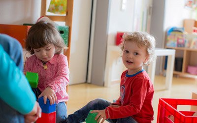 Endlich können die Kinder wieder regulär die Krippe besuchen