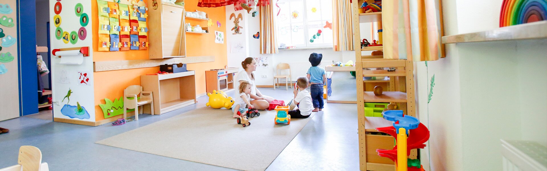 Die Raumgestaltung der Kinderkrippe in Murnau